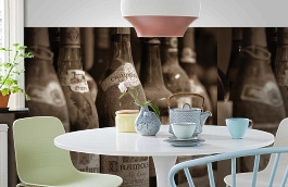 Обои 1530 lev6 806 фото в интерьере кухни превью