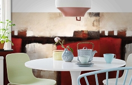 Обои 1538 lev6 806 фото в интерьере кухни превью