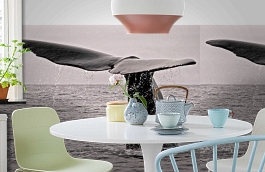 Обои 1549 lev6 806 фото в интерьере кухни превью