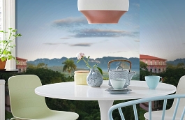 Обои 101140 фото в интерьере кухни превью