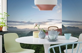 Обои 101164 фото в интерьере кухни превью