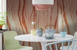 Обои 4005-43 фото в интерьере кухни превью