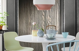 Обои 4006-11 фото в интерьере кухни превью