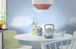 Обои 46502 фото в интерьере кухни превью