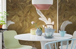 Обои 58501 фото в интерьере кухни превью