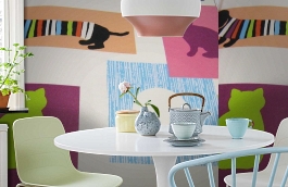 Обои F15.0019.A05 PETS A-05 фото в интерьере кухни превью