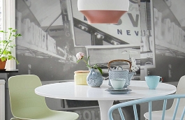 Обои F15.0026.A01 LAS.VEGAS A- фото в интерьере кухни превью