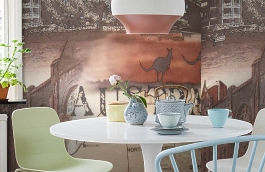 Обои F15.0028.B70 OPERA B-70 фото в интерьере кухни превью