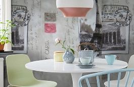 Обои F15.0034.A01 POSTCARD A-0 фото в интерьере кухни превью