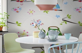 Обои F16.0004.A01 BUHOS.410 A- фото в интерьере кухни превью