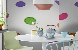 Обои F16.0013.A01 LINA A-01 фото в интерьере кухни превью