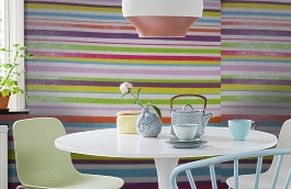 Обои F16.0018.A01 TRACE A-01 фото в интерьере кухни превью