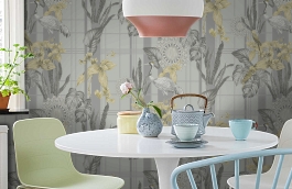 Обои KY01 фото в интерьере кухни превью