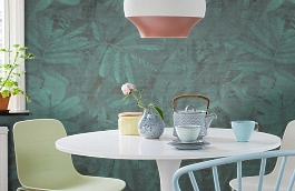 Обои KY07 фото в интерьере кухни превью