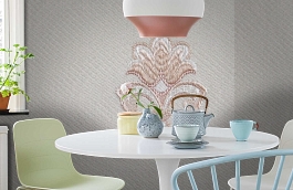 Обои KT-8637-8003 фото в интерьере кухни превью