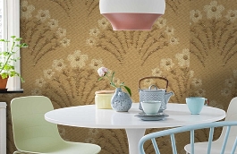 Обои 310-865 фото в интерьере кухни превью