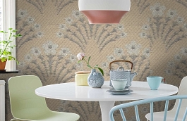 Обои 311-81 фото в интерьере кухни превью