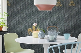 Обои M127-223 фото в интерьере кухни превью