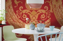 Обои M325-84 фото в интерьере кухни превью