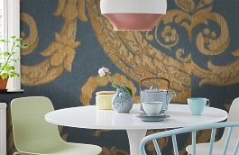 Обои M325-85 фото в интерьере кухни превью