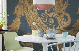 Обои M325-855 фото в интерьере кухни превью