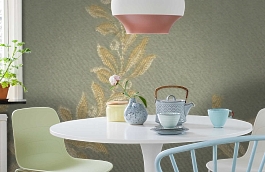 Обои M328-87 фото в интерьере кухни превью