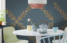 Обои M329-855 фото в интерьере кухни превью