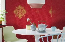 Обои M332-84 фото в интерьере кухни превью