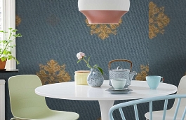 Обои M332-85 фото в интерьере кухни превью