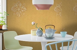 Обои M332-86 фото в интерьере кухни превью