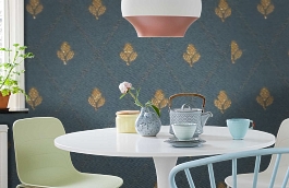 Обои M334-855 фото в интерьере кухни превью