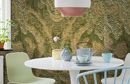 Обои M380-269 фото в интерьере кухни превью