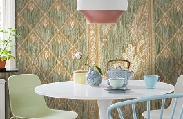 Обои M382-218 фото в интерьере кухни превью