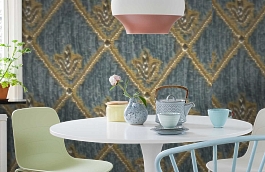 Обои M383-234 фото в интерьере кухни превью