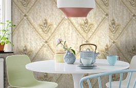 Обои M383-438 фото в интерьере кухни превью