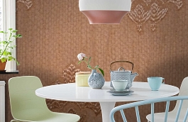 Обои M386-438 фото в интерьере кухни превью