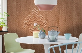 Обои M386-460 фото в интерьере кухни превью