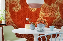 Обои M387-216 фото в интерьере кухни превью