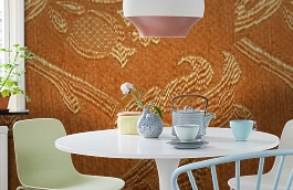 Обои M387-217 фото в интерьере кухни превью