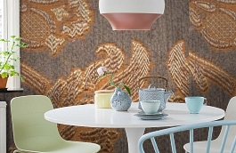 Обои M387-434 фото в интерьере кухни превью