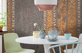 Обои M388-434 фото в интерьере кухни превью