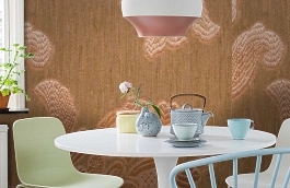 Обои M389-218 фото в интерьере кухни превью