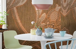 Обои M389-223 фото в интерьере кухни превью