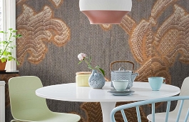 Обои M389-434 фото в интерьере кухни превью