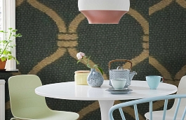 Обои M431-210 фото в интерьере кухни превью