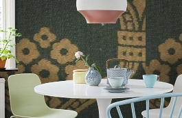 Обои M432-210 фото в интерьере кухни превью