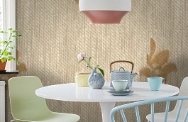 Обои M437-200 фото в интерьере кухни превью