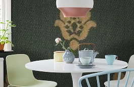 Обои M437-210 фото в интерьере кухни превью