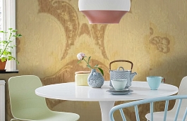 Обои M560-406 фото в интерьере кухни превью