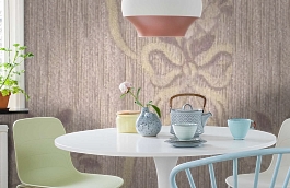 Обои M604-444 фото в интерьере кухни превью